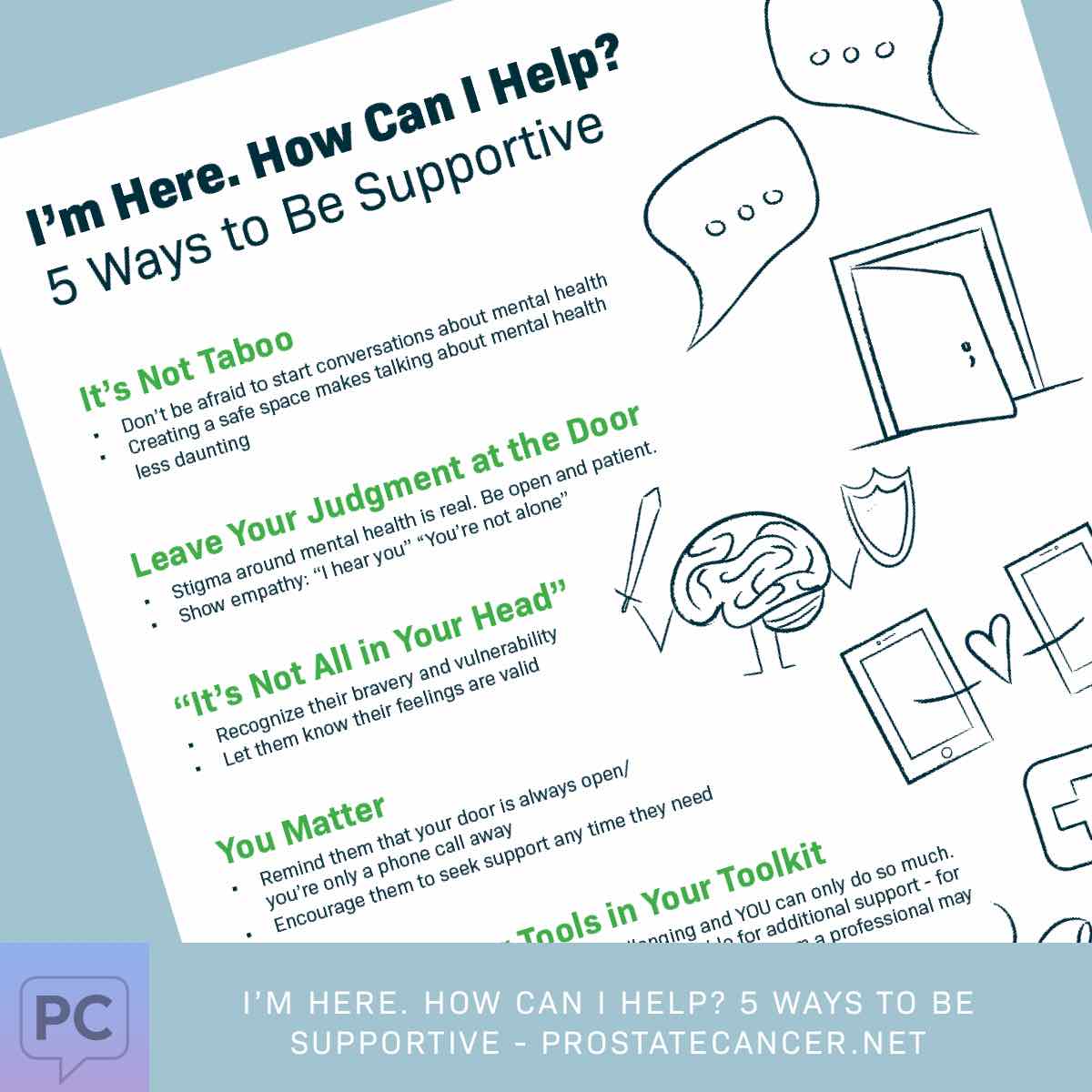 5 Ways To Be Supportive Checklist