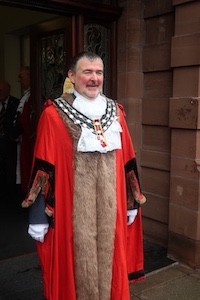 Tony being appointed Provost of Altrincham