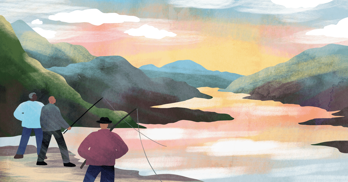A Fishing Retreat in Maine for Men with Cancer image